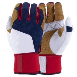 Full Wrap Wholesale Baseball Batting Gloves Custom Logo Design Baseball Gloves Men's Baseball Leather Softball Wholesale Gloves