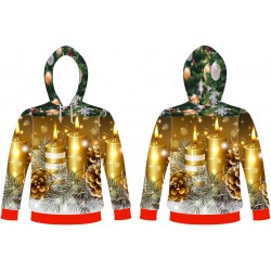 Customized Christmas Hoodies Sublimated