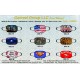 Fabric Sublimated Face Masks / Textile Face Masks 