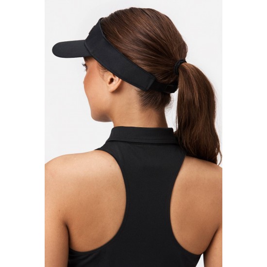 Women Summer Empty Top Black Large Brim Luxury Foldable Beach Straw Visor Hat Outdoor Casual UV Protection Hats Wholesale