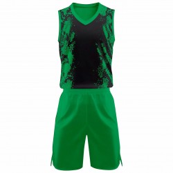 Wholesale Custom 100% Polyester Made Basketball Uniforms Sublimation Design Basketball Uniforms